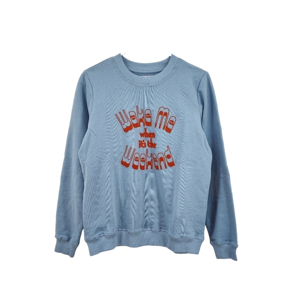 Ban.do Men's Cotton Wake Me When It’s The Weekend Sweatshirt - M
